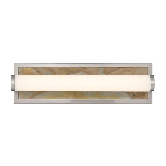 Golden - 1672-BA18 BN-MR - LED Vanity - Stratum - Brushed Nickel