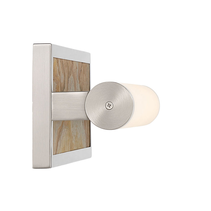 Golden - 1672-BA18 BN-MR - LED Vanity - Stratum - Brushed Nickel