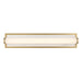 Golden - 1672-BA24 BCB-JW - LED Vanity - Stratum - Brushed Champagne Brass