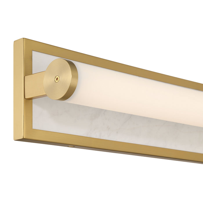 Golden - 1672-BA24 BCB-JW - LED Vanity - Stratum - Brushed Champagne Brass