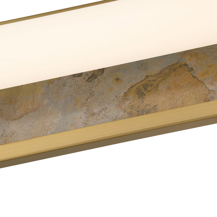 Golden - 1672-BA24 BCB-MR - LED Vanity - Stratum - Brushed Champagne Brass