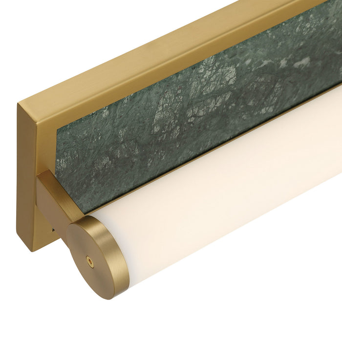 Golden - 1672-BA24 BCB-PRG - LED Vanity - Stratum - Brushed Champagne Brass