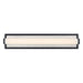 Golden - 1672-BA24 BLK-JW - LED Vanity - Stratum - Matte Black