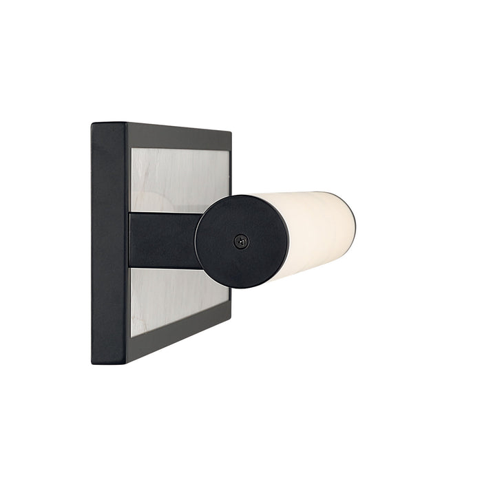 Golden - 1672-BA24 BLK-JW - LED Vanity - Stratum - Matte Black