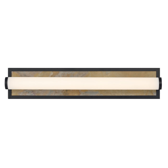 Golden - 1672-BA24 BLK-MR - LED Vanity - Stratum - Matte Black