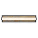 Golden - 1672-BA24 BLK-MR - LED Vanity - Stratum - Matte Black