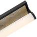 Golden - 1672-BA24 BLK-MR - LED Vanity - Stratum - Matte Black