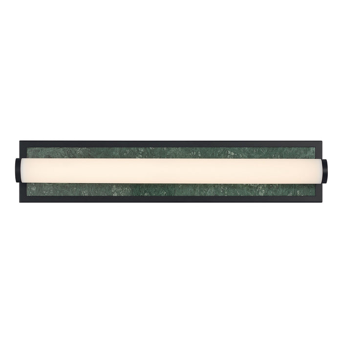 Golden - 1672-BA24 BLK-PRG - LED Vanity - Stratum - Matte Black