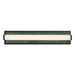 Golden - 1672-BA24 BLK-PRG - LED Vanity - Stratum - Matte Black