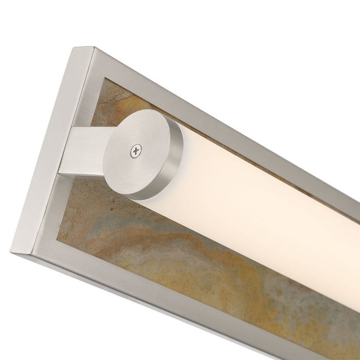 Golden - 1672-BA24 BN-MR - LED Vanity - Stratum - Brushed Nickel