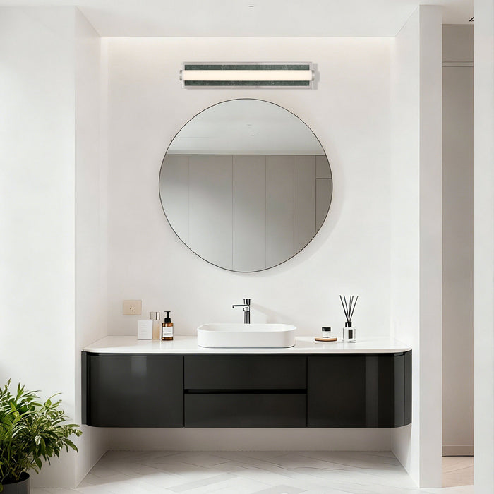 Golden - 1672-BA24 BN-PRG - LED Vanity - Stratum - Brushed Nickel