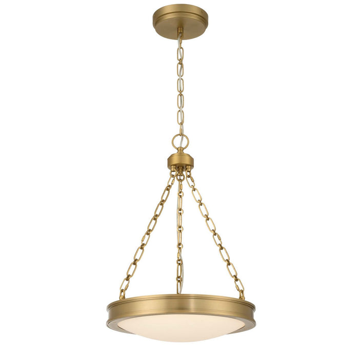Golden - 1700-17 BCB-EG - LED Pendant - Cameron - Brushed Champagne Brass