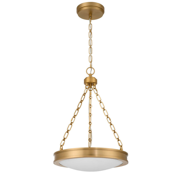 Golden - 1700-17 BCB-EG - LED Pendant - Cameron - Brushed Champagne Brass