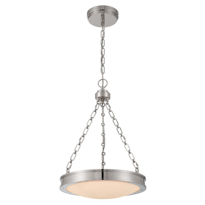 Golden - 1700-17 PN-EG - LED Pendant - Cameron - Polished Nickel