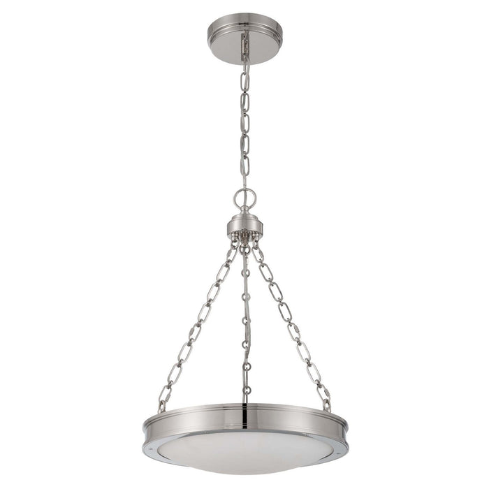 Golden - 1700-17 PN-EG - LED Pendant - Cameron - Polished Nickel