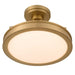 Golden - 1700-17SF BCB-EG - LED Semi-Flush Mount - Cameron - Brushed Champagne Brass