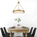 Golden - 1700-24 BCB-EG - LED Pendant - Cameron - Brushed Champagne Brass