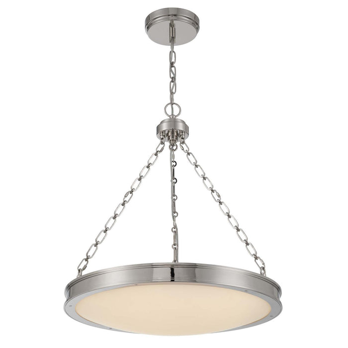 Golden - 1700-24 PN-EG - LED Pendant - Cameron - Polished Nickel