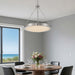 Golden - 1700-24 PN-EG - LED Pendant - Cameron - Polished Nickel