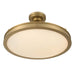 Golden - 1700-24SF BCB-EG - LED Semi-Flush Mount - Cameron - Brushed Champagne Brass