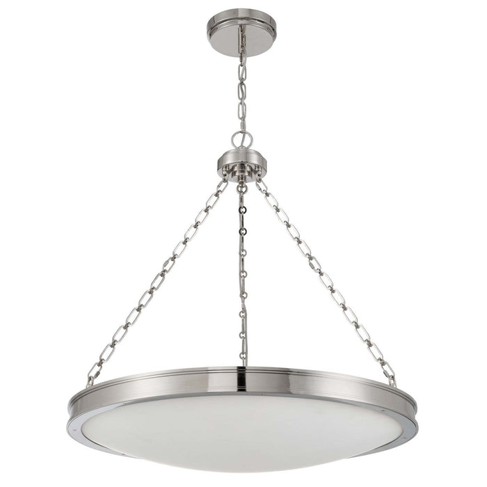 Golden - 1700-30 PN-EG - LED Pendant - Cameron - Polished Nickel
