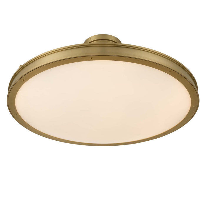 Golden - 1700-30SF BCB-EG - LED Semi-Flush Mount - Cameron - Brushed Champagne Brass