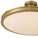 Golden - 1700-30SF BCB-EG - LED Semi-Flush Mount - Cameron - Brushed Champagne Brass