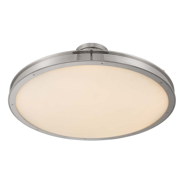 Golden - 1700-30SF PN-EG - LED Semi-Flush Mount - Cameron - Polished Nickel