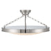 Golden - 1700-30SF PN-EG - LED Semi-Flush Mount - Cameron - Polished Nickel