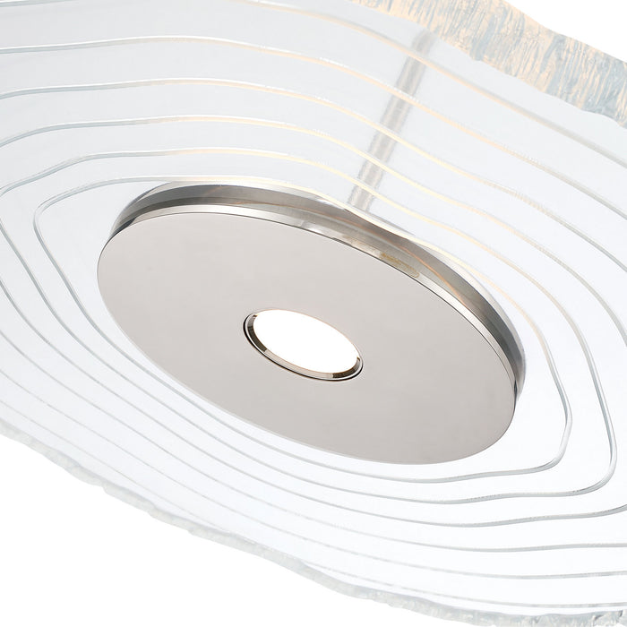 Golden - 1921-24 PN-RE - LED Pendant - Luminwood - Polished Nickel