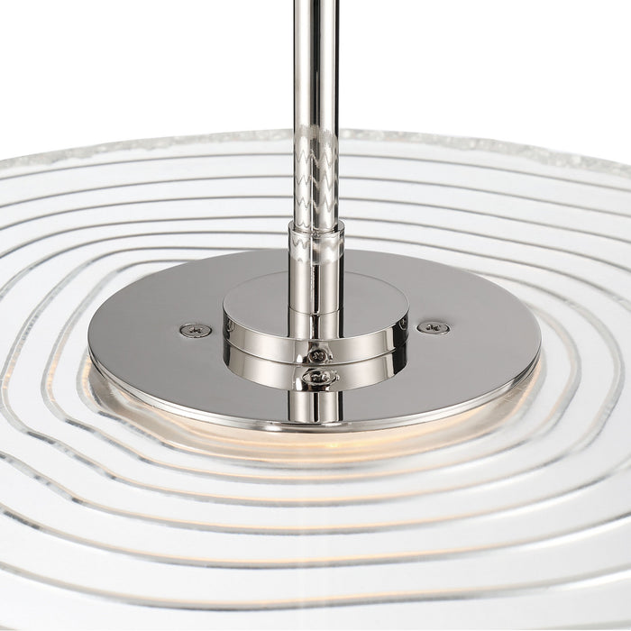 Golden - 1921-24 PN-RE - LED Pendant - Luminwood - Polished Nickel