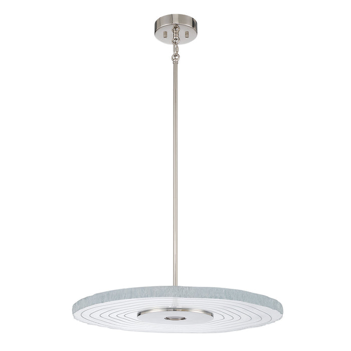 Golden - 1921-24 PN-RE - LED Pendant - Luminwood - Polished Nickel