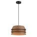 Golden - 3990-13 DWA - One Light Pendant - Aalto - Dark Walnut