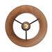 Golden - 3990-13 DWA - One Light Pendant - Aalto - Dark Walnut
