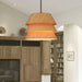 Golden - 3990-9 LWA - One Light Pendant - Aalto - Light Walnut