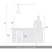 Golden - 3990-9 LWA - One Light Pendant - Aalto - Light Walnut
