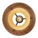 Golden - 3990-913 DWA-LWA - One Light Pendant - Aalto - Dark Walnut-Light Walnut