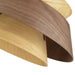 Golden - 3990-913 DWA-LWA - One Light Pendant - Aalto - Dark Walnut-Light Walnut