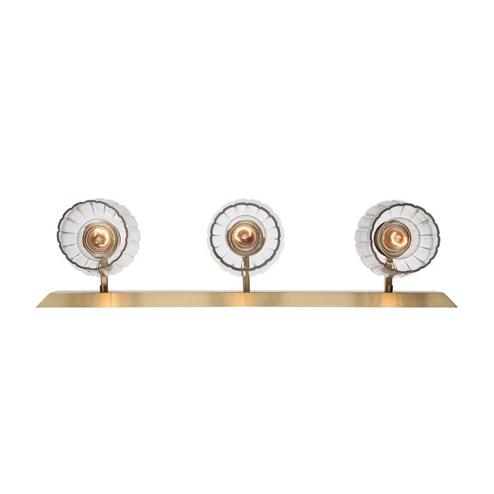 Golden - 5189-BA3 BCB-FLT - Three Light Vanity - Brilia - Brushed Champagne Brass