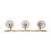 Golden - 5189-BA3 BCB-FLT - Three Light Vanity - Brilia - Brushed Champagne Brass