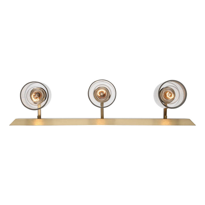 Golden - 5189-BA3 BCB-HWG - Three Light Vanity - Brilia - Brushed Champagne Brass
