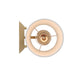 Golden - 5189-WSC BCB-PLT - One Light Wall Sconce Vanity - Brilia - Brushed Champagne Brass