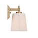 Golden - 5189-WSC BCB-PLT - One Light Wall Sconce Vanity - Brilia - Brushed Champagne Brass