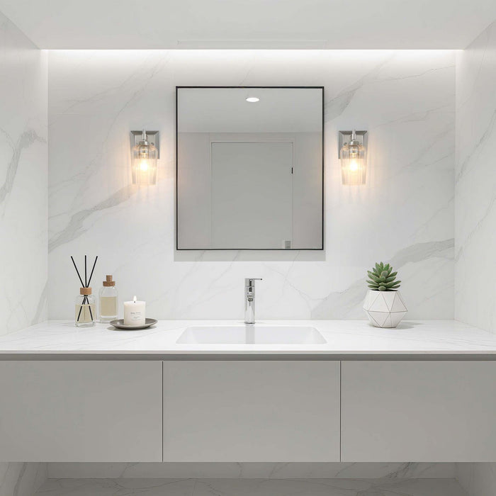 Golden - 5189-WSC PN-FLT - One Light Wall Sconce Vanity - Brilia - Polished Nickel