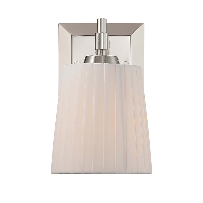 Golden - 5189-WSC PN-PLT - One Light Wall Sconce Vanity - Brilia - Polished Nickel