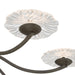 Golden - 5865-8 BT-CLR - LED Chandelier - Coral Bloom - Black Slate