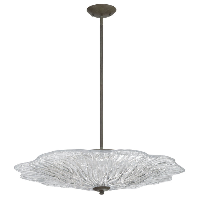 Golden - 5865-L BT-CLR - LED Pendant - Coral Bloom - Black Slate