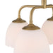 Golden - 6954-4SF BCB-OP - Four Light Semi-Flush Mount - Dorinda - Brushed Champagne Brass