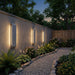 Golden - 7280-OWL24 GT - LED Outdoor Wall Mount - Stela - Gray Travertine