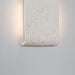 Golden - 7280-OWL9 WT - LED Outdoor Wall Mount - Stela - White Travertine